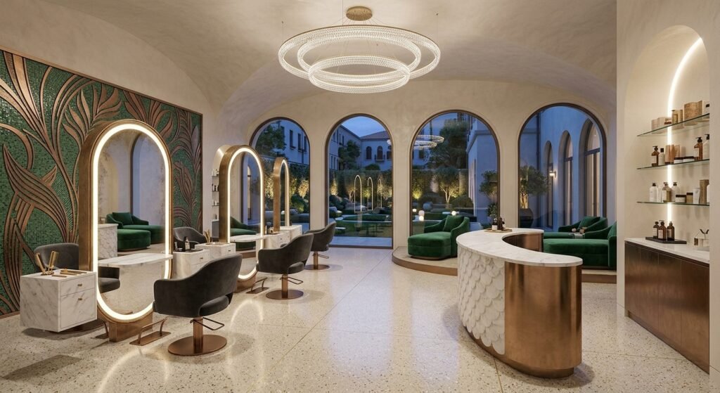 Inspirasi Desain Interior Komersial Salon Mewah dan Nyaman