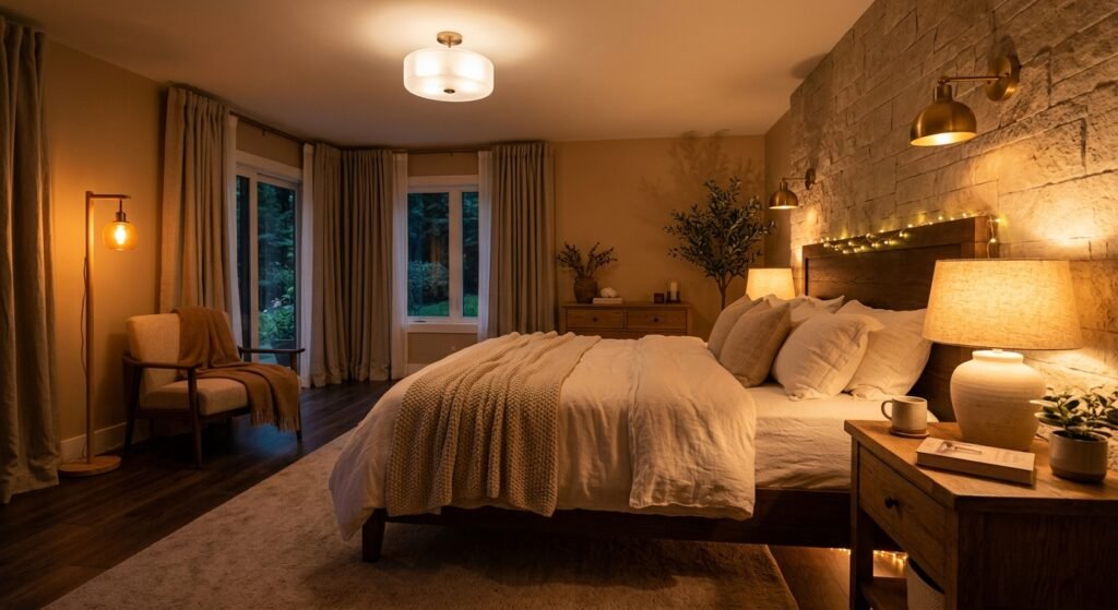 Trik Pencahayaan Warm Light untuk Kamar Tidur Nyaman