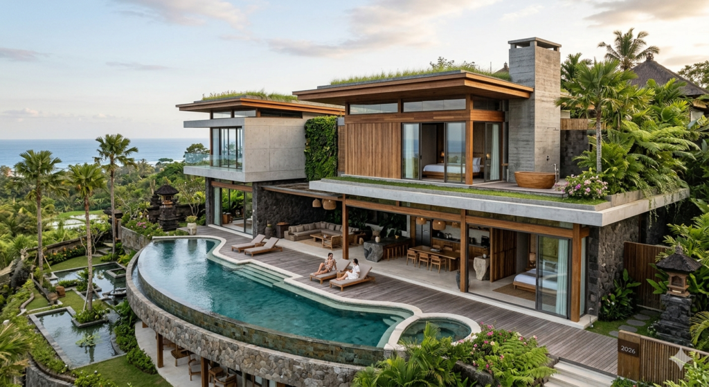 Tren Desain Vila Mewah Bali 2026 Modern Tropis yang Timeless