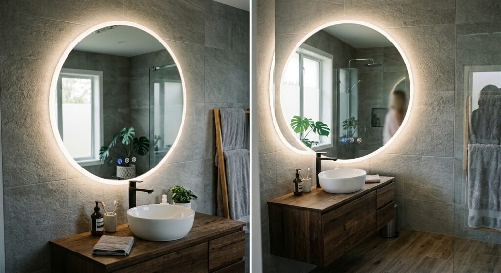Inspirasi Cermin LED Smart Touch untuk Kamar Mandi