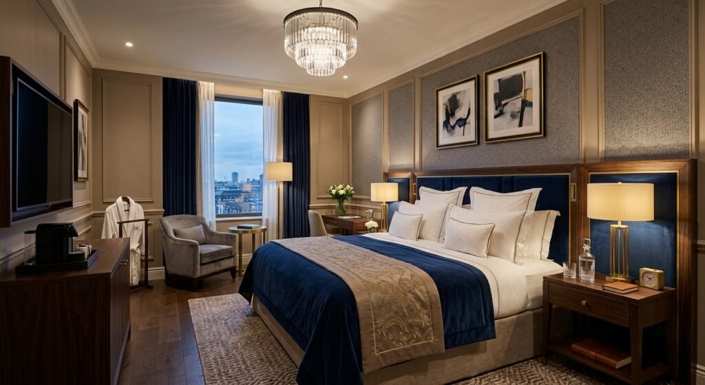 Kamar Tidur Tamu Elegan ala Hotel Bintang 5