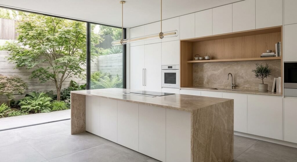Inspirasi Desain Dapur Clean Look Minimalis Modern