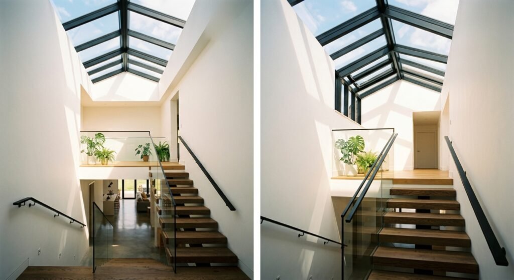 Inspirasi Skylight di Tangga Utama untuk Hemat Energi