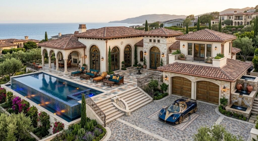 Inspirasi Desain Rumah Mediterranean Mewah dan Elegan